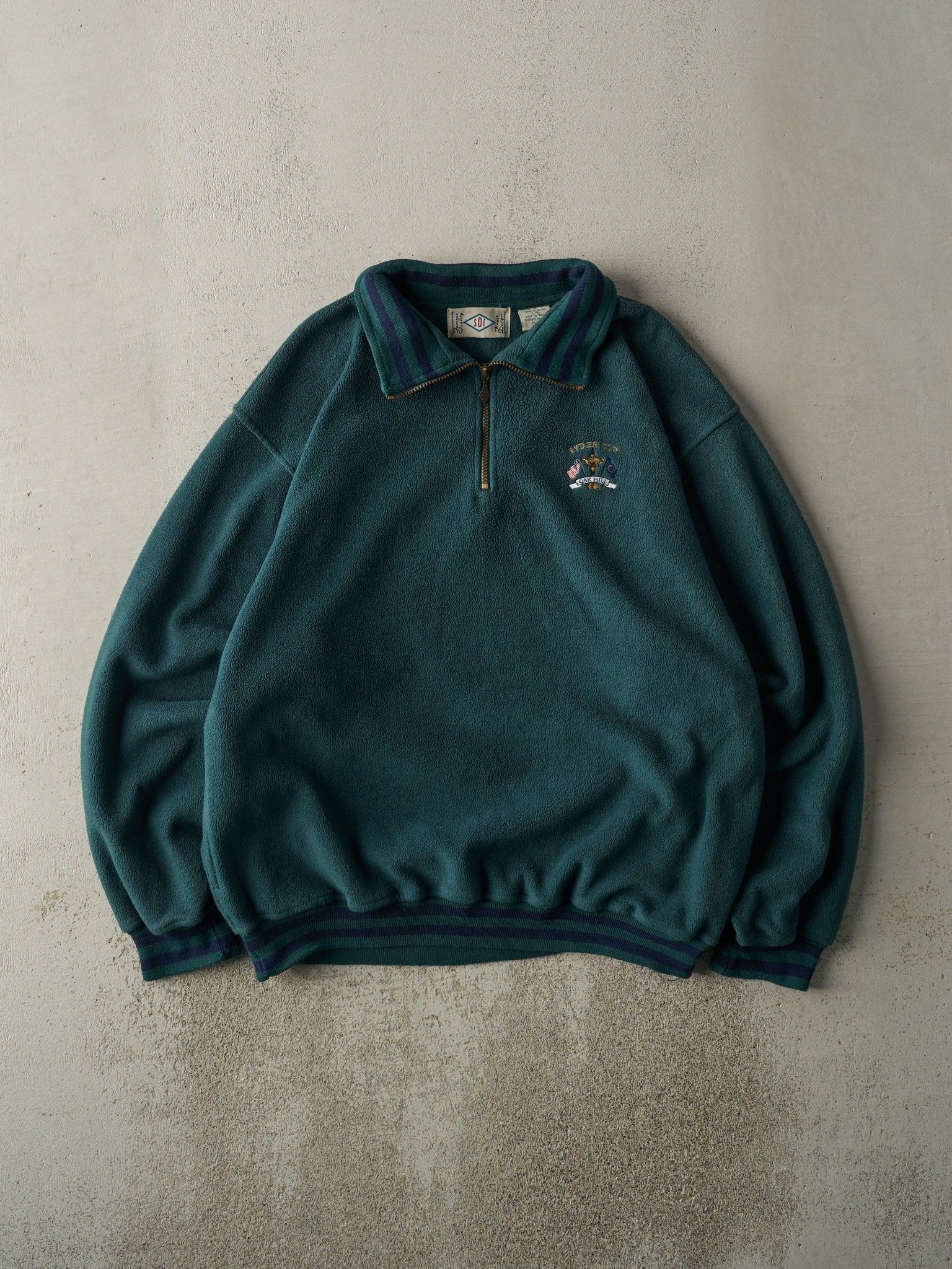 Vintage 90s Green Oak Hill Ryder Cup Quarter Zip Fleece (L)