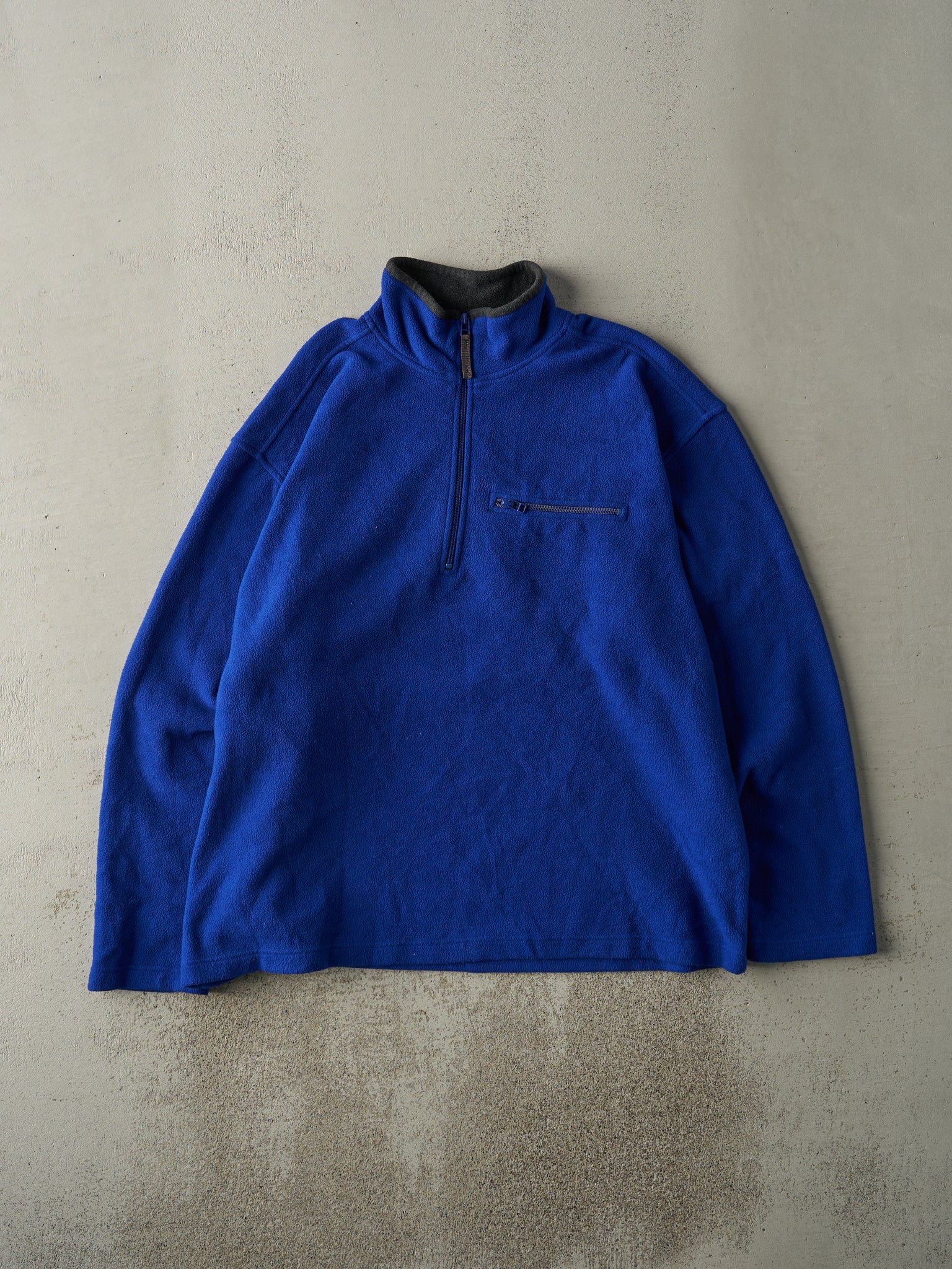 Vintage Y2K Blue Gap Quarter Zip Fleece (XXL)