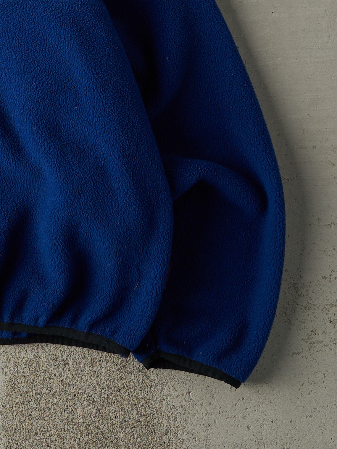 Vintage Y2K Navy Blue Woolrich Quarter Button Fleece (L)