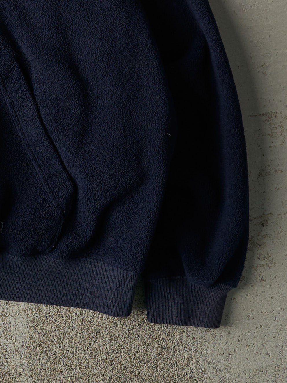 Vintage Y2K Navy Blue Gap Fleece Hoodie (L/XL)