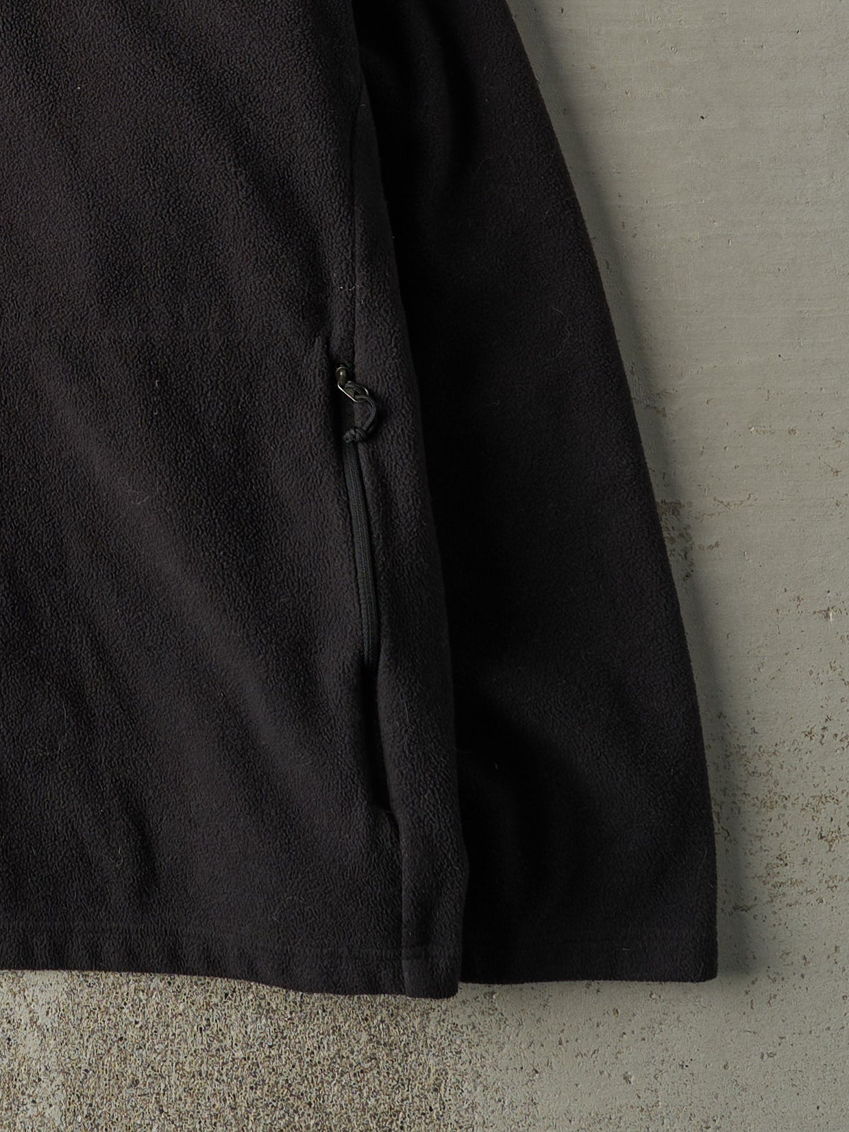Vintage Y2K Black The North Face Zip Up Fleece Sweater (XL)