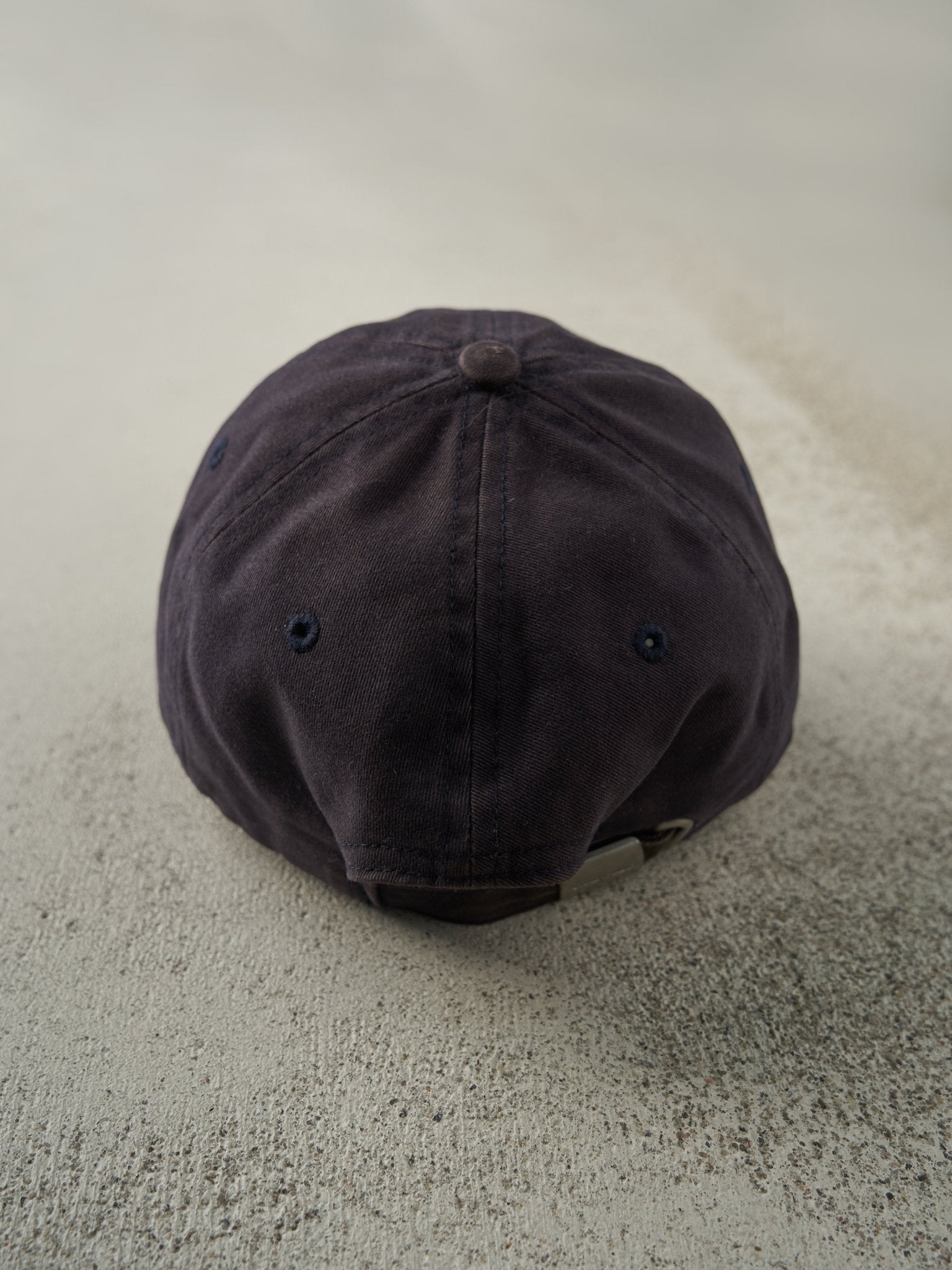 Vintage Y2K Navy Blue Eddie Bauer Embroidered Strapback Hat
