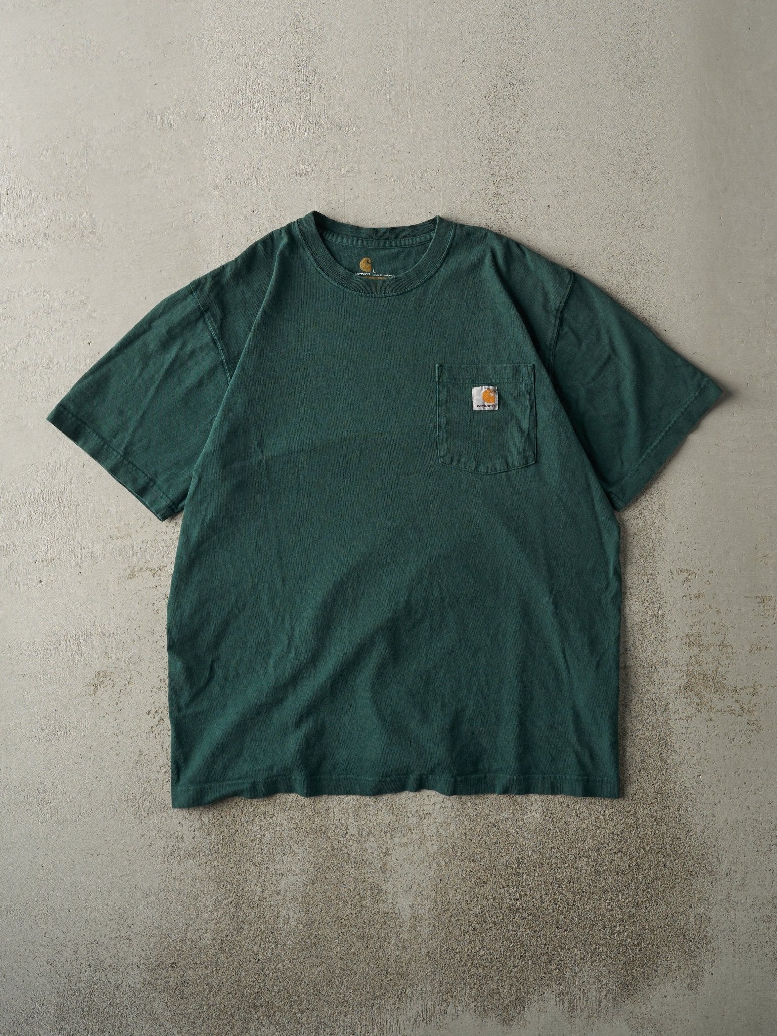 Vintage Y2K Green Carhartt Pocket Tee (L)