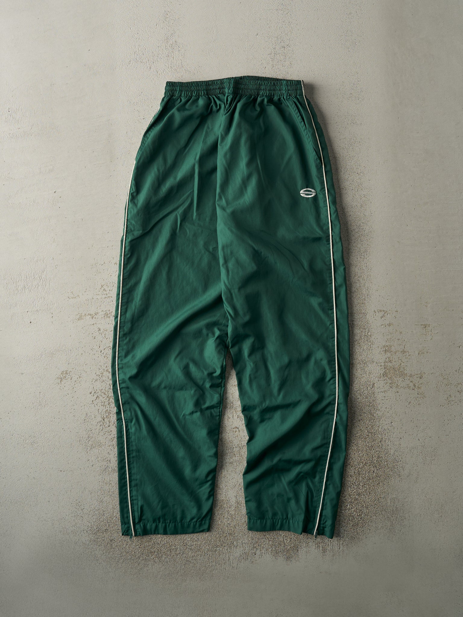 Vintage Y2K Green Windbreaker Pants (27x29)