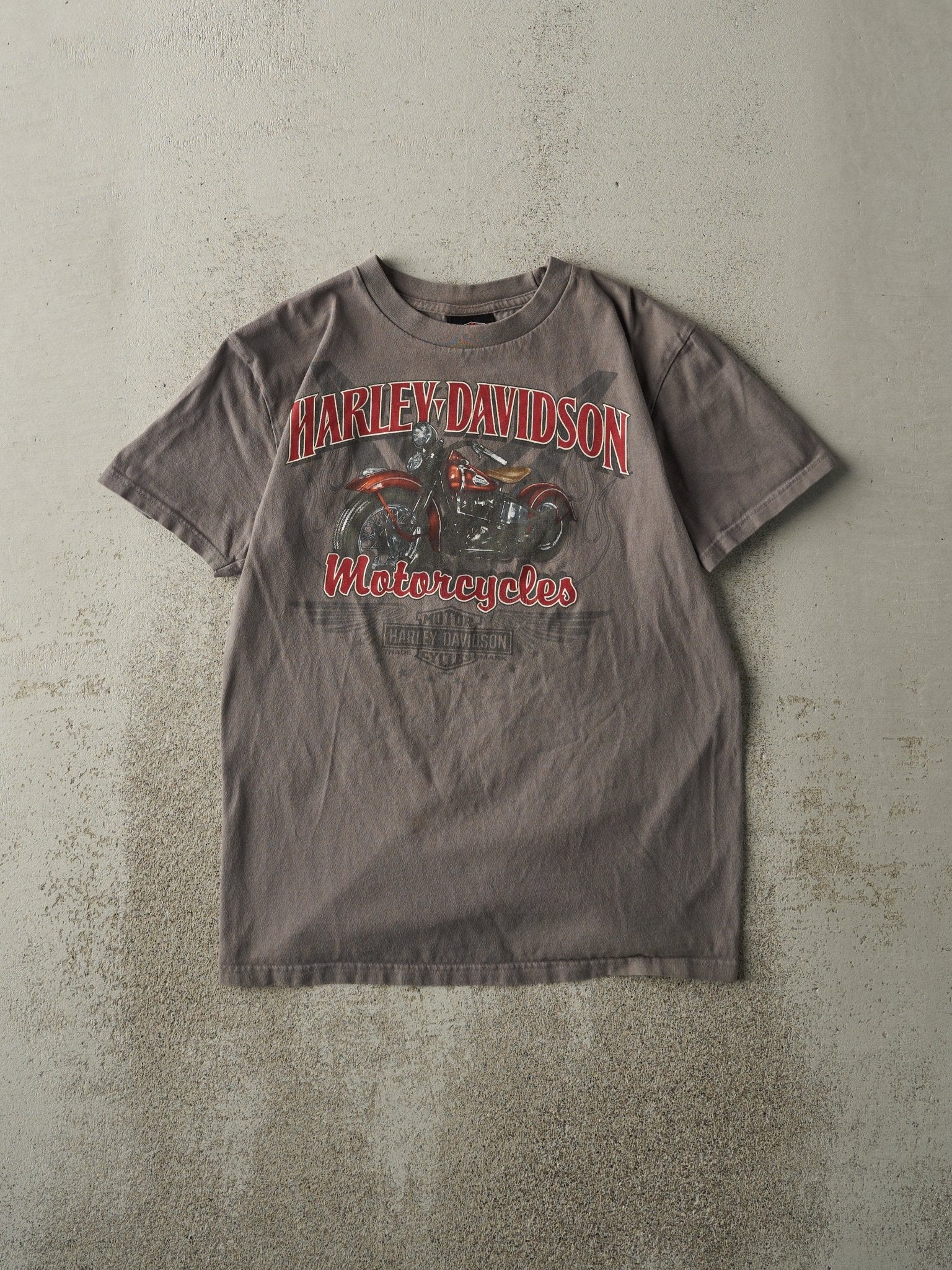 Vintage 11' Charcoal Grey West Branch Michigan Harley Davidson Tee (S)