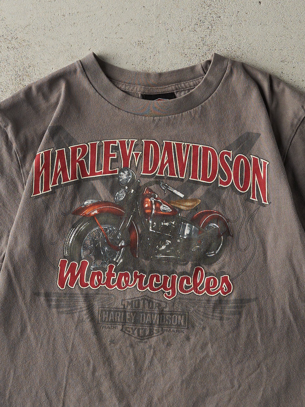 Vintage 11' Charcoal Grey West Branch Michigan Harley Davidson Tee (S)