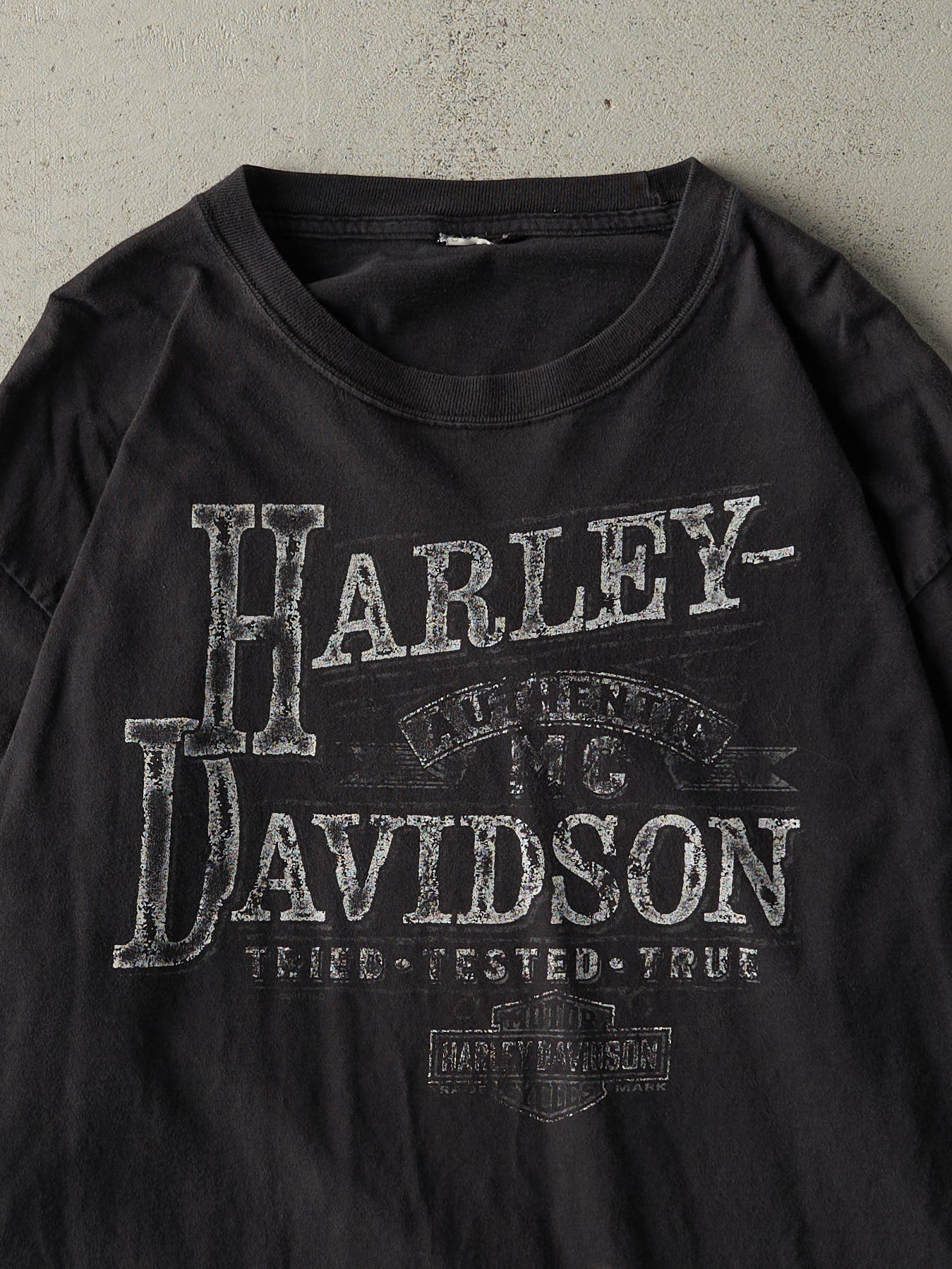 15' Black Edmonton Alberta Harley Davidson Long Sleeve (L)