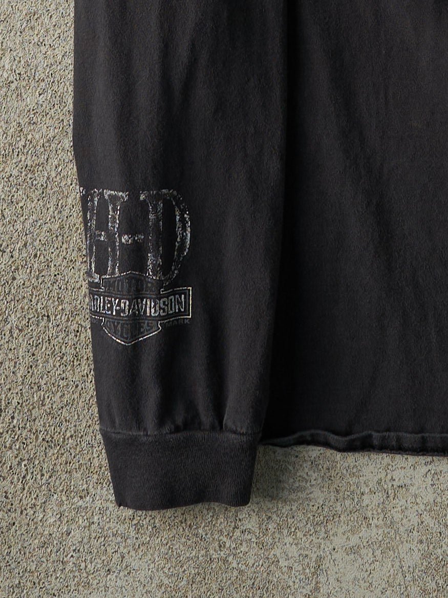 15' Black Edmonton Alberta Harley Davidson Long Sleeve (L)