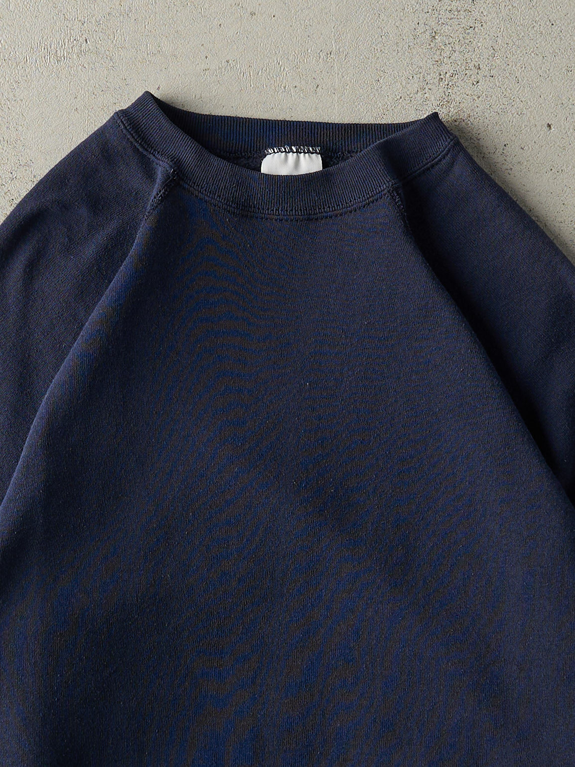 Vintage 80s Navy Blue Blank Crewneck (M)