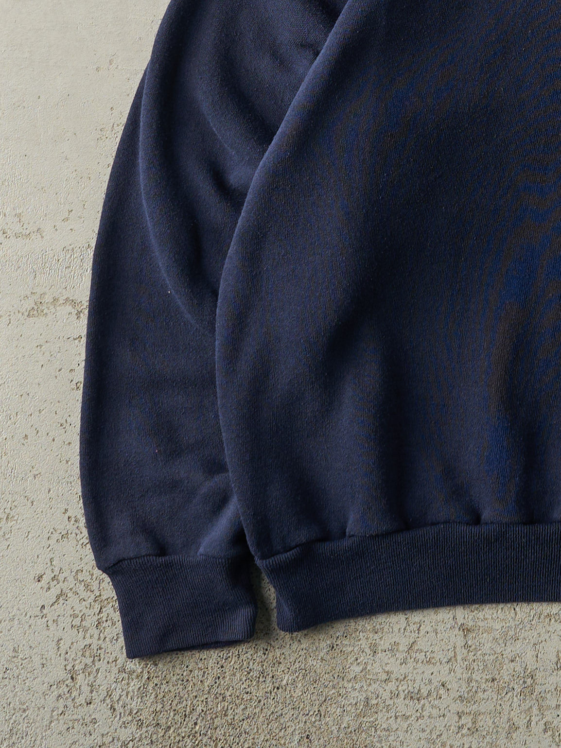 Vintage 80s Navy Blue Blank Crewneck (M)