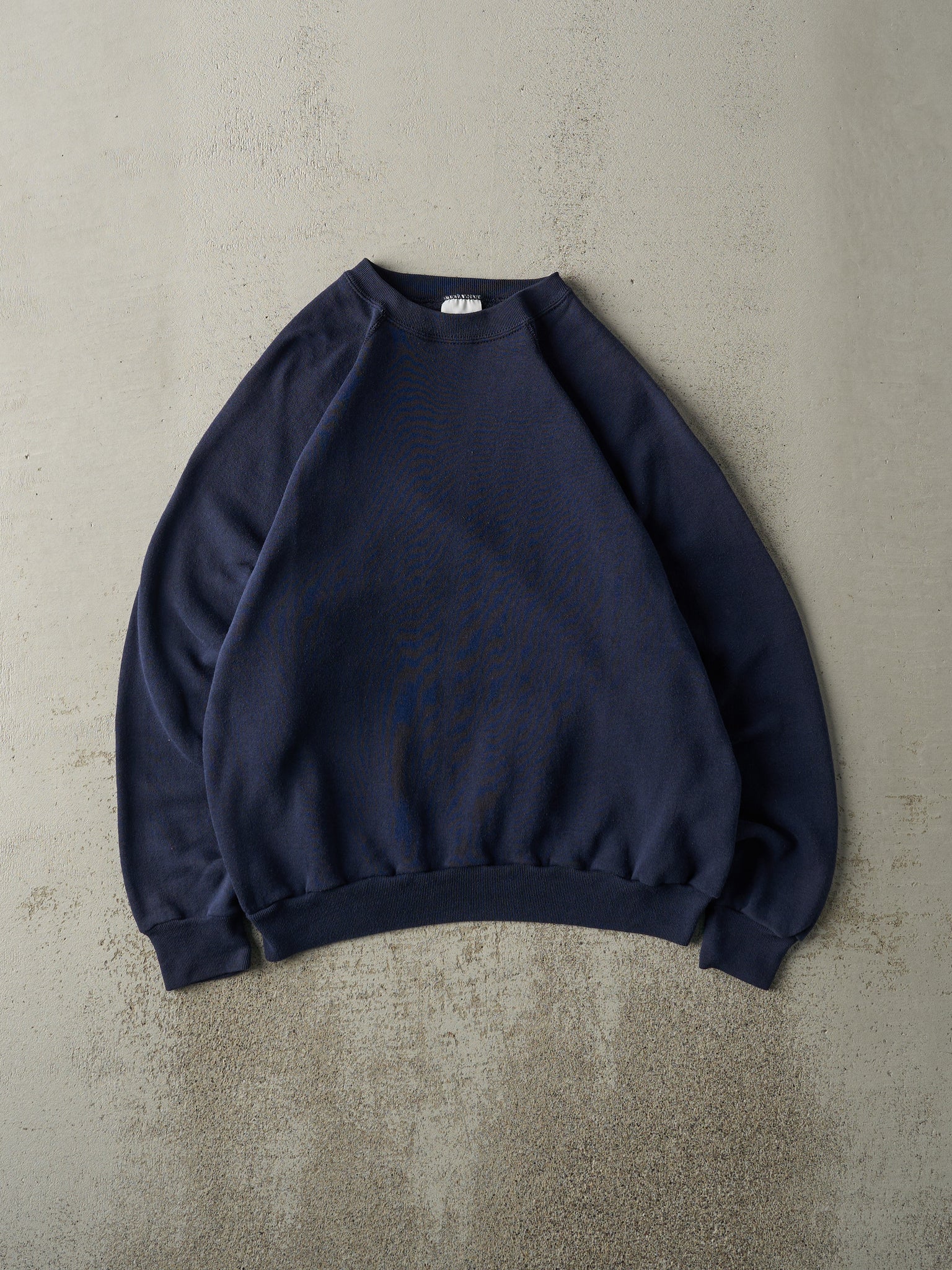 Vintage 80s Navy Blue Blank Crewneck (M)