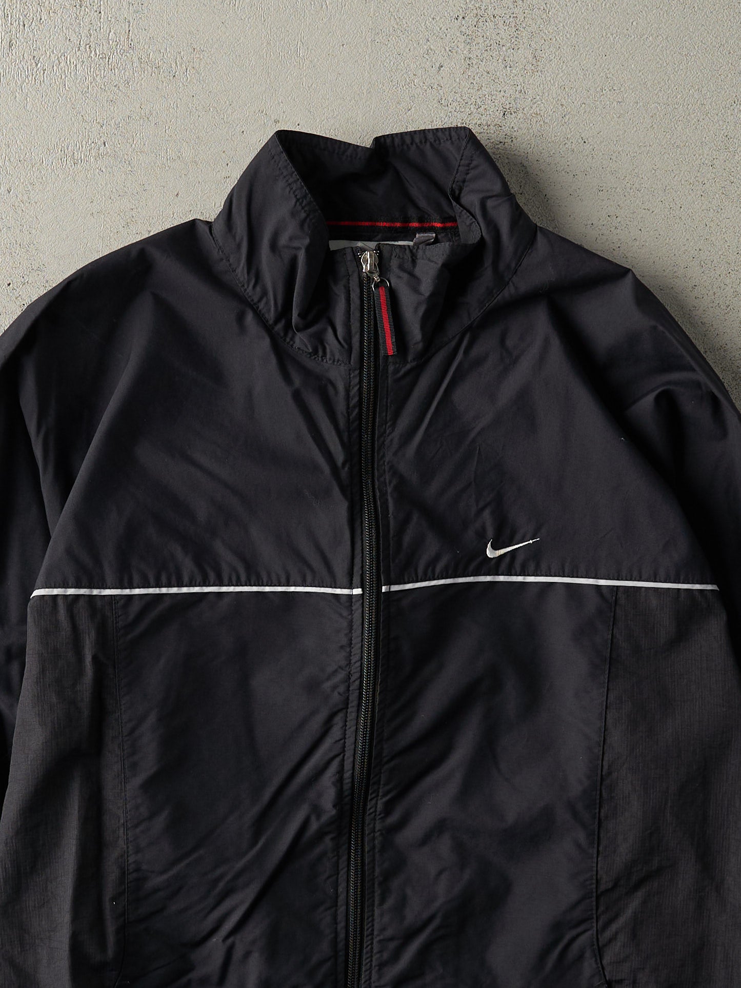 Vintage Y2K Black Nike Track Jacket (M)