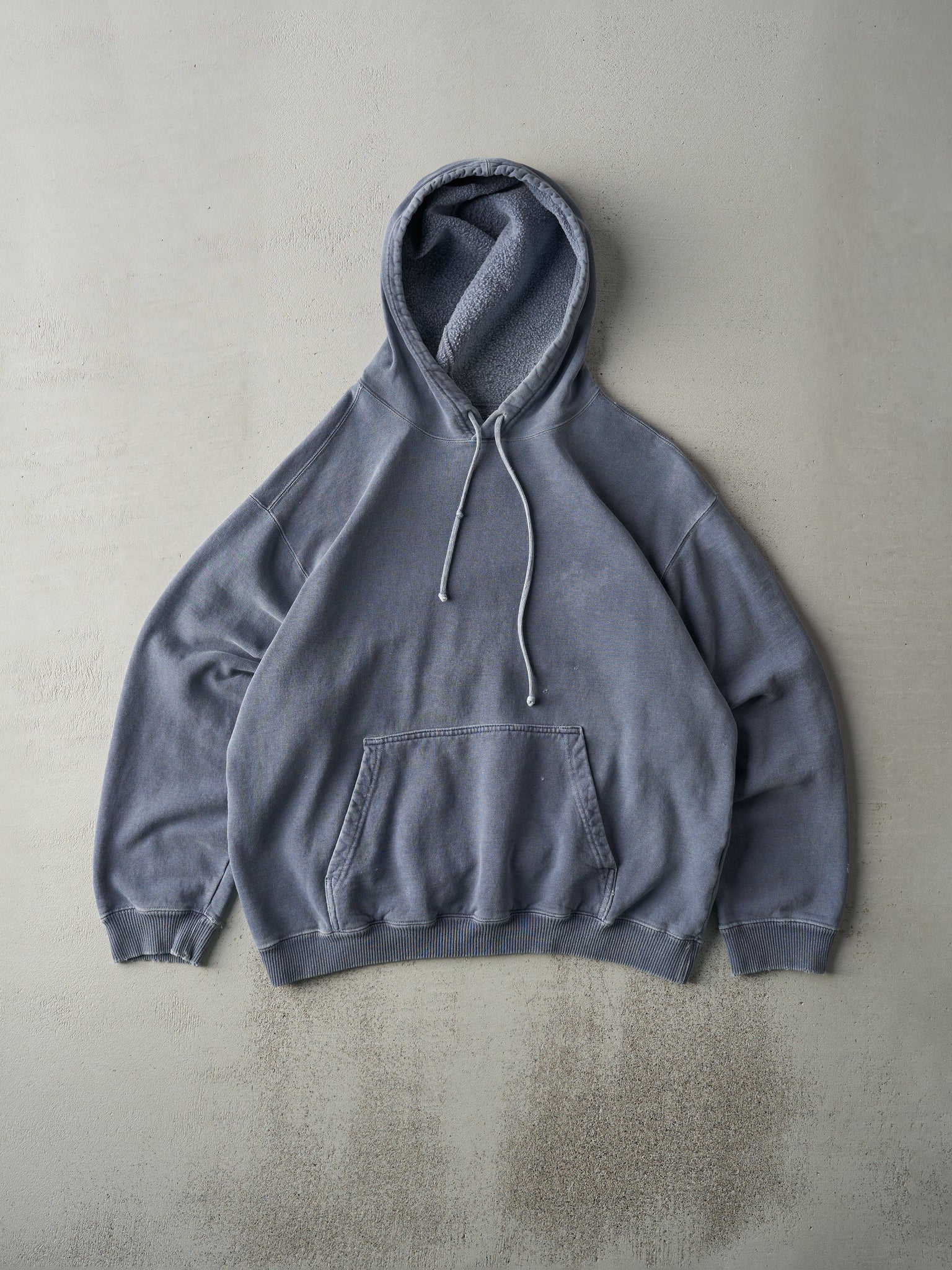 Vintage 90s Washed Blue Blank Eddie Bauer Hoodie (M/L)