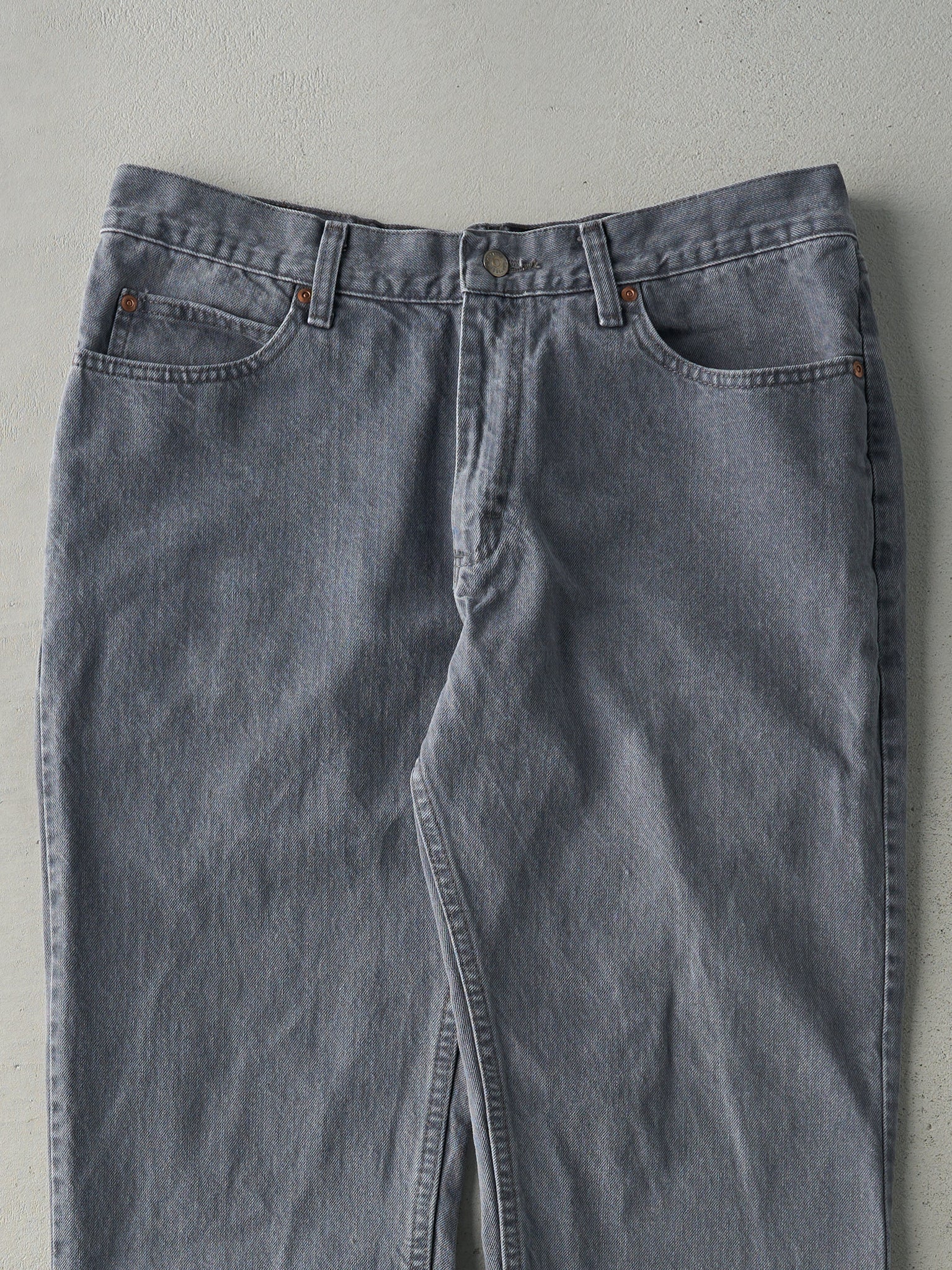 Vintage 90s Grey Lee Denim Pants (34x29)