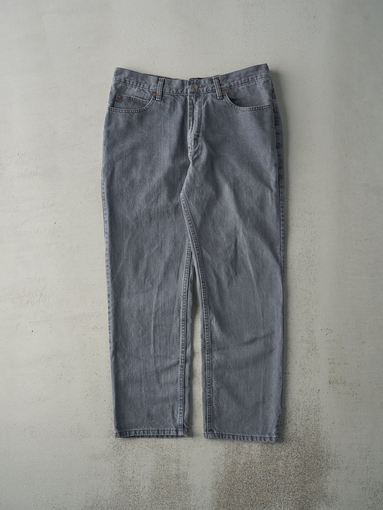 Vintage 90s Grey Lee Denim Pants (34x29)