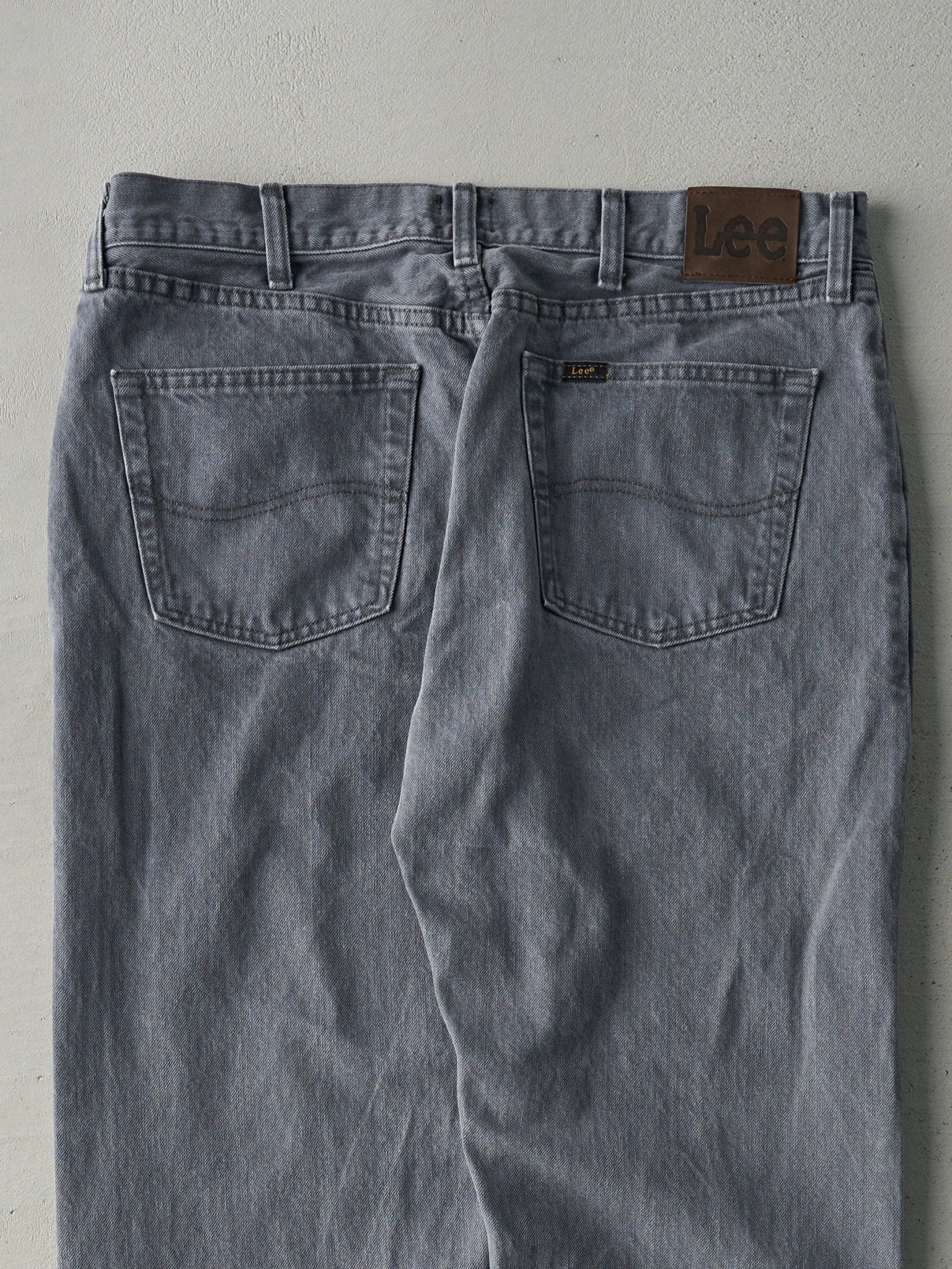 Vintage 90s Grey Lee Denim Pants (34x29)