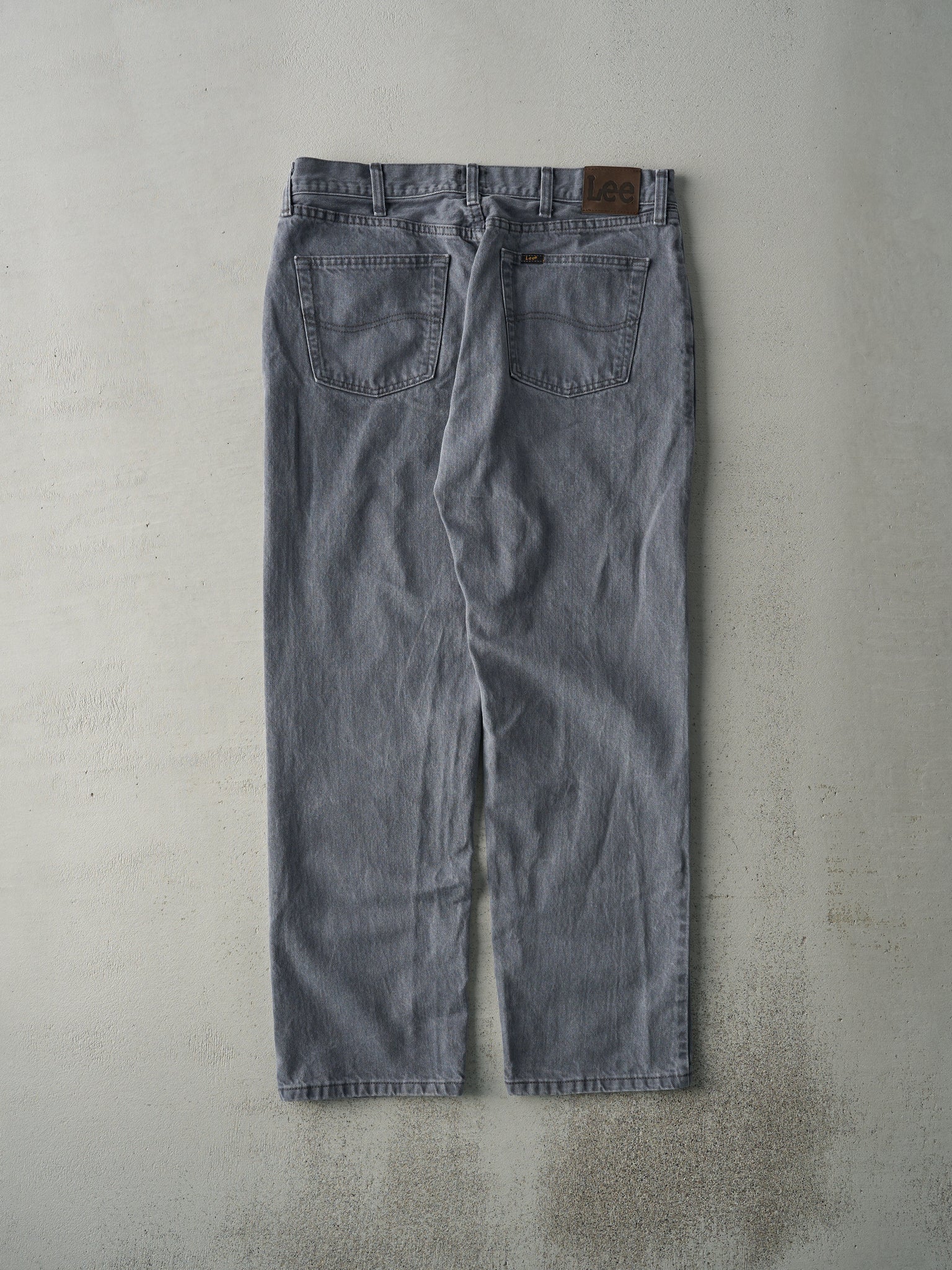 Vintage 90s Grey Lee Denim Pants (34x29)