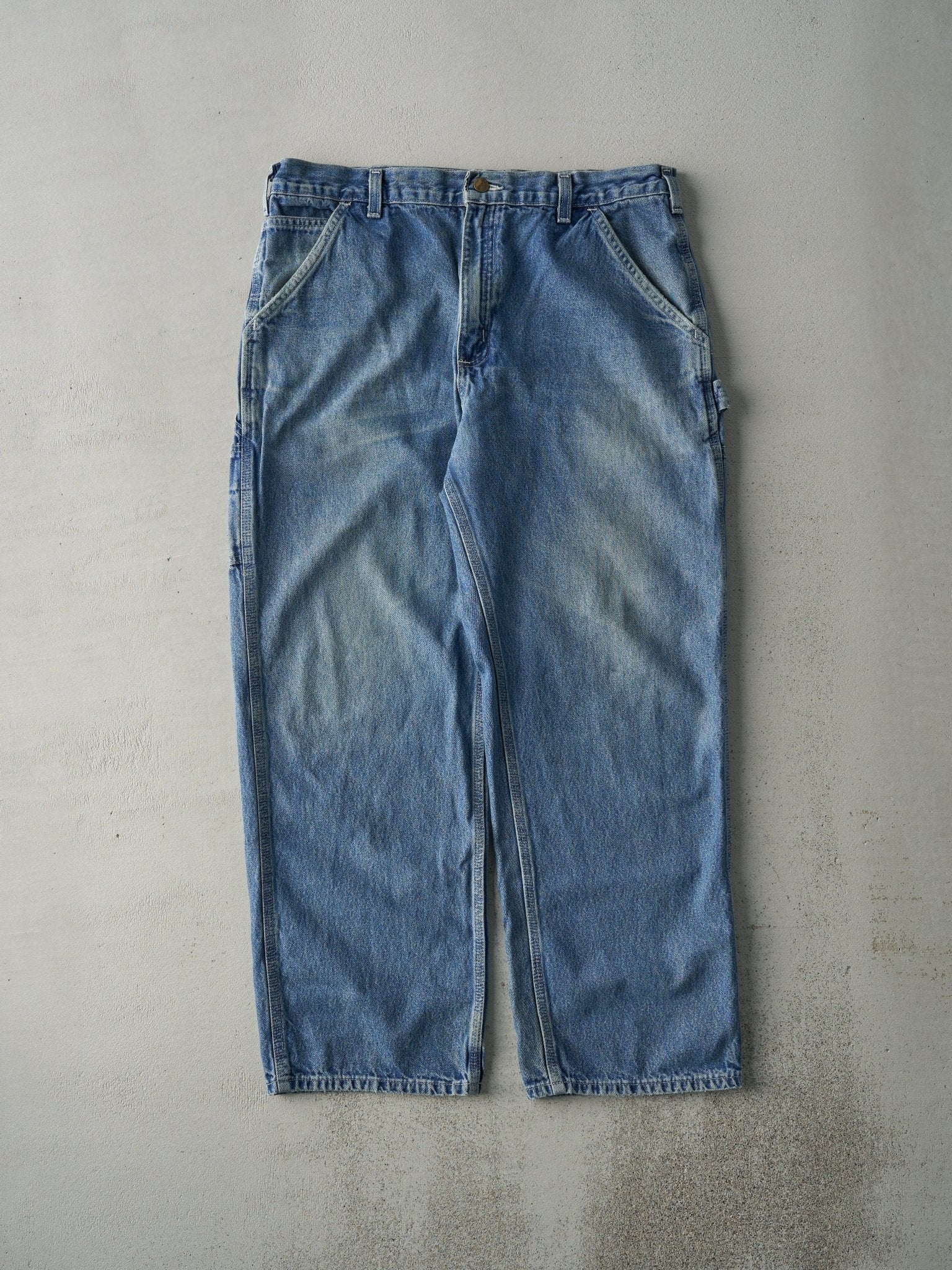 Vintage Y2K Light Wash Carhartt Carpenter Jeans (36x29)
