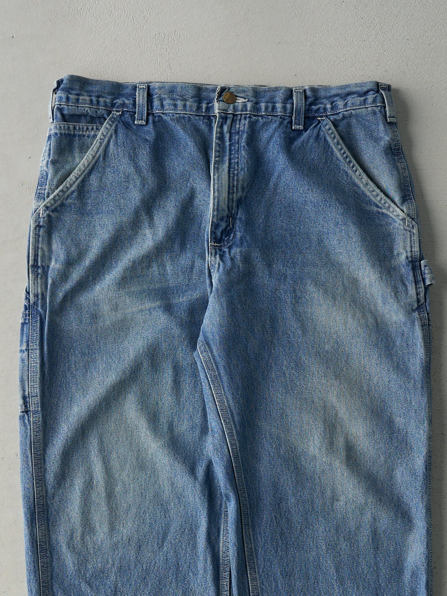 Vintage Y2K Light Wash Carhartt Carpenter Jeans (36x29)