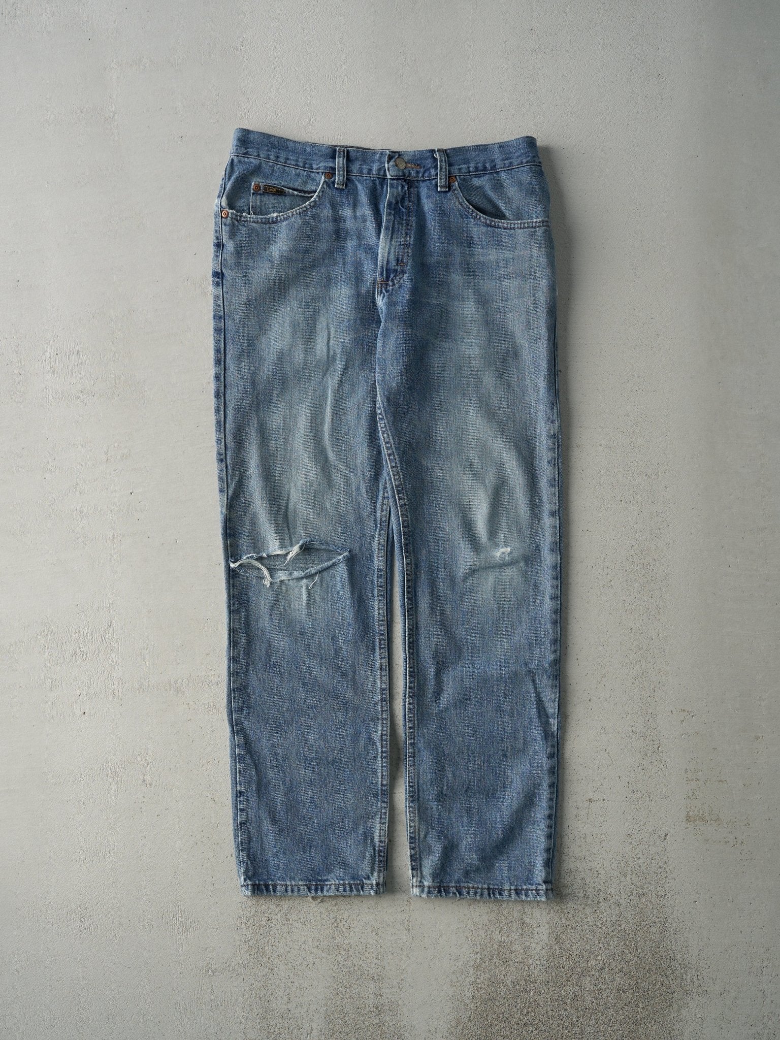 Vintage Y2K Light Wash Lee Regular Fit Jeans (34x30.5)