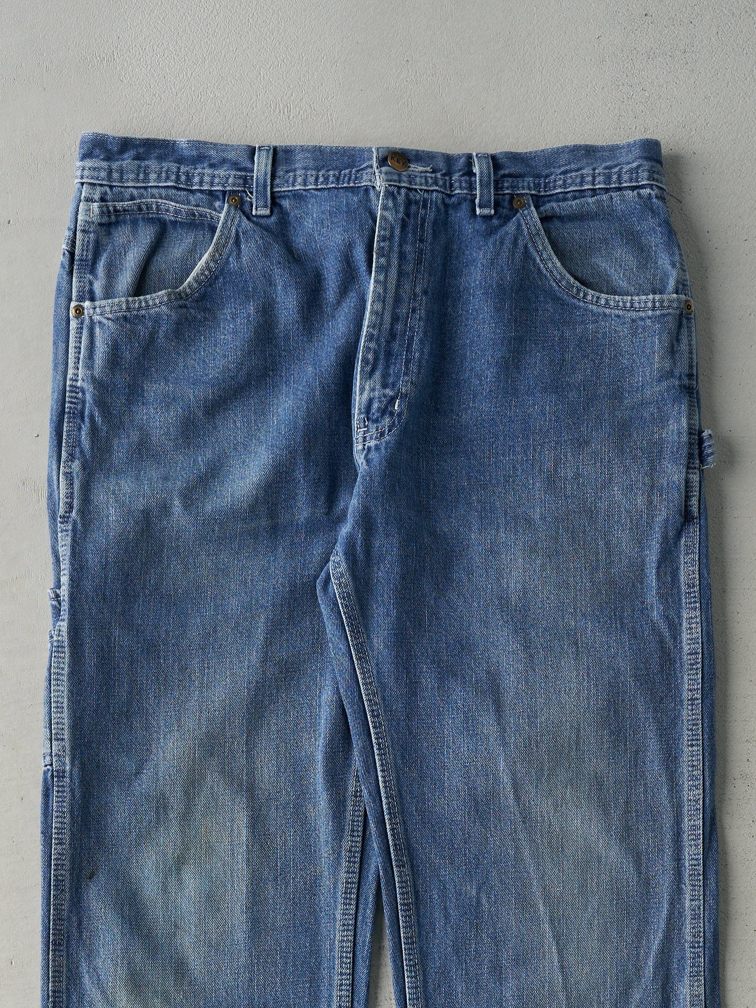 Vintage 90s Light Wash Key Apparel Jeans (35x34.5)