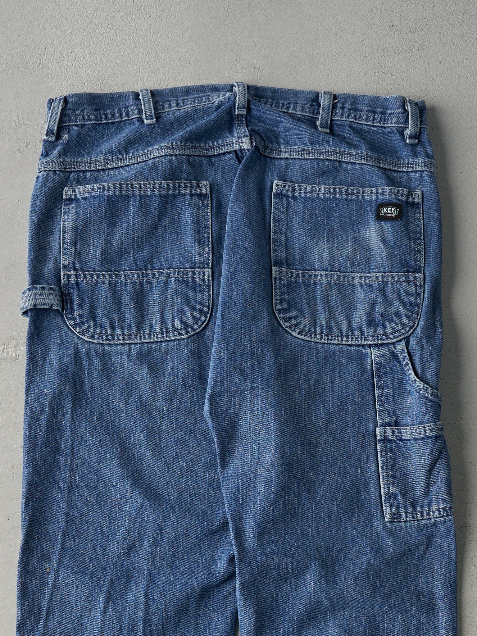 Vintage 90s Light Wash Key Apparel Jeans (35x34.5)