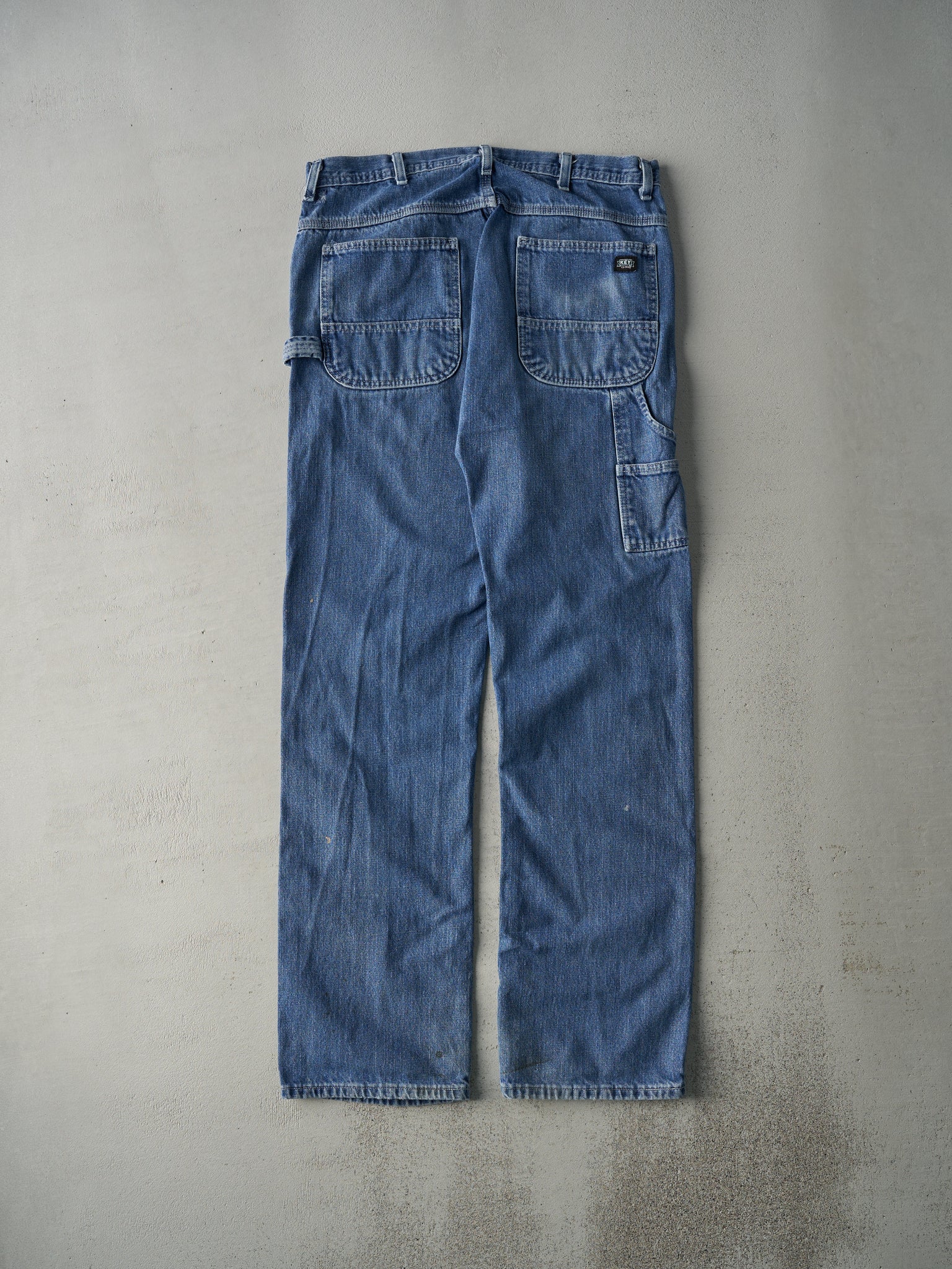 Vintage 90s Light Wash Key Apparel Jeans (35x34.5)