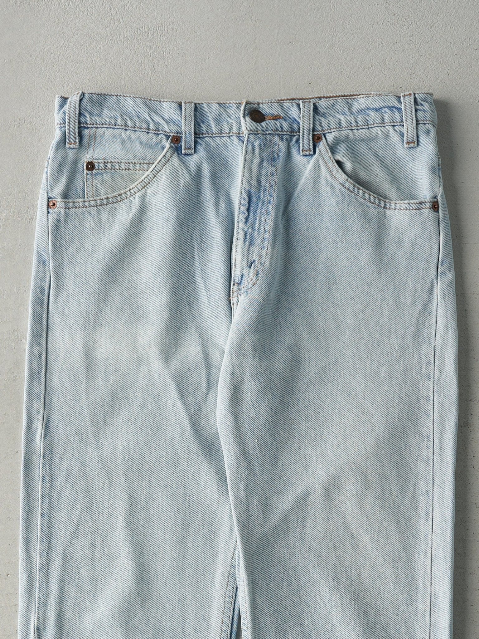 Vintage 90s Light Light Wash Levi's 505 Orange Tab Jeans (32x33)