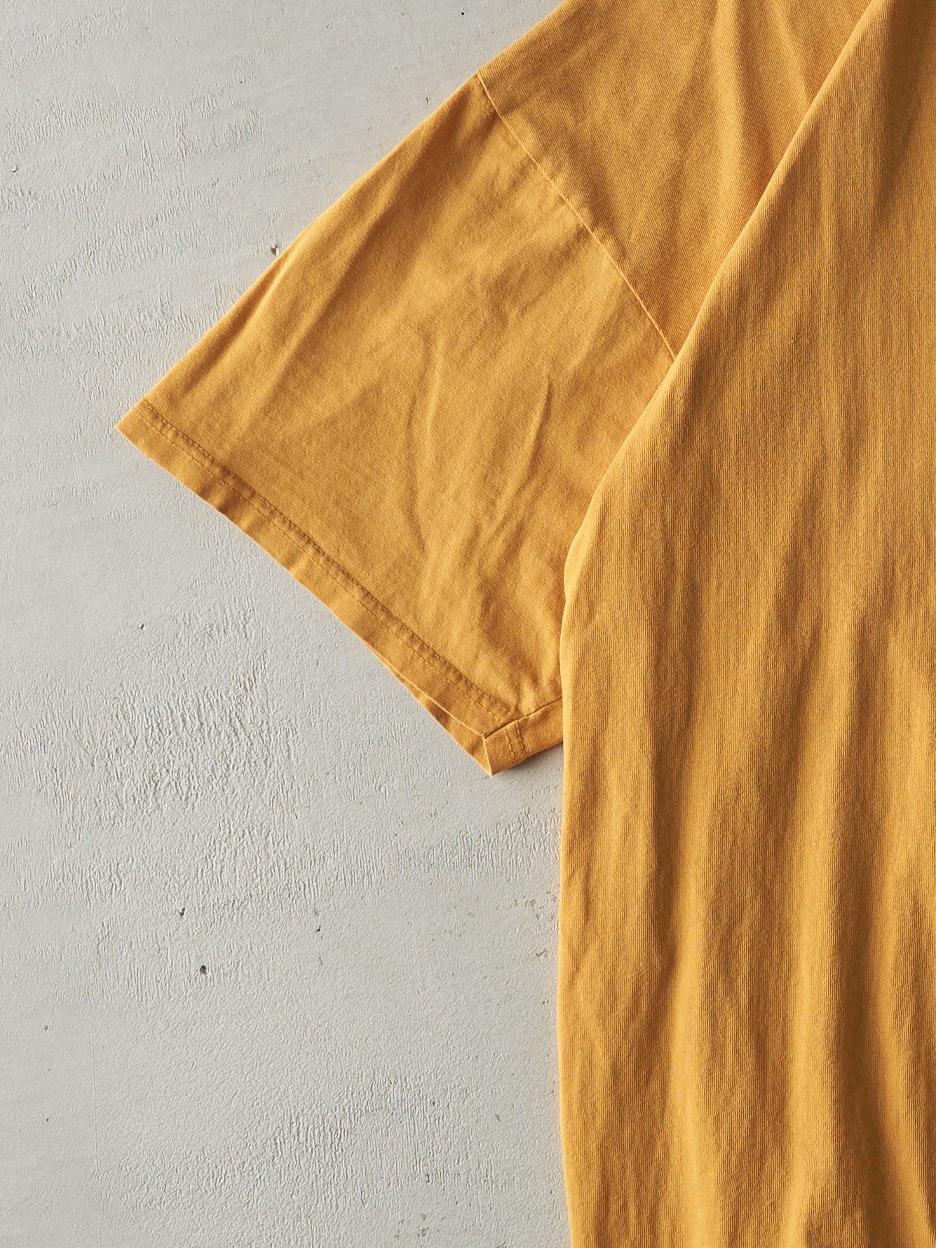 Vintage 90s Yellow Nike Swoosh Tee (L)