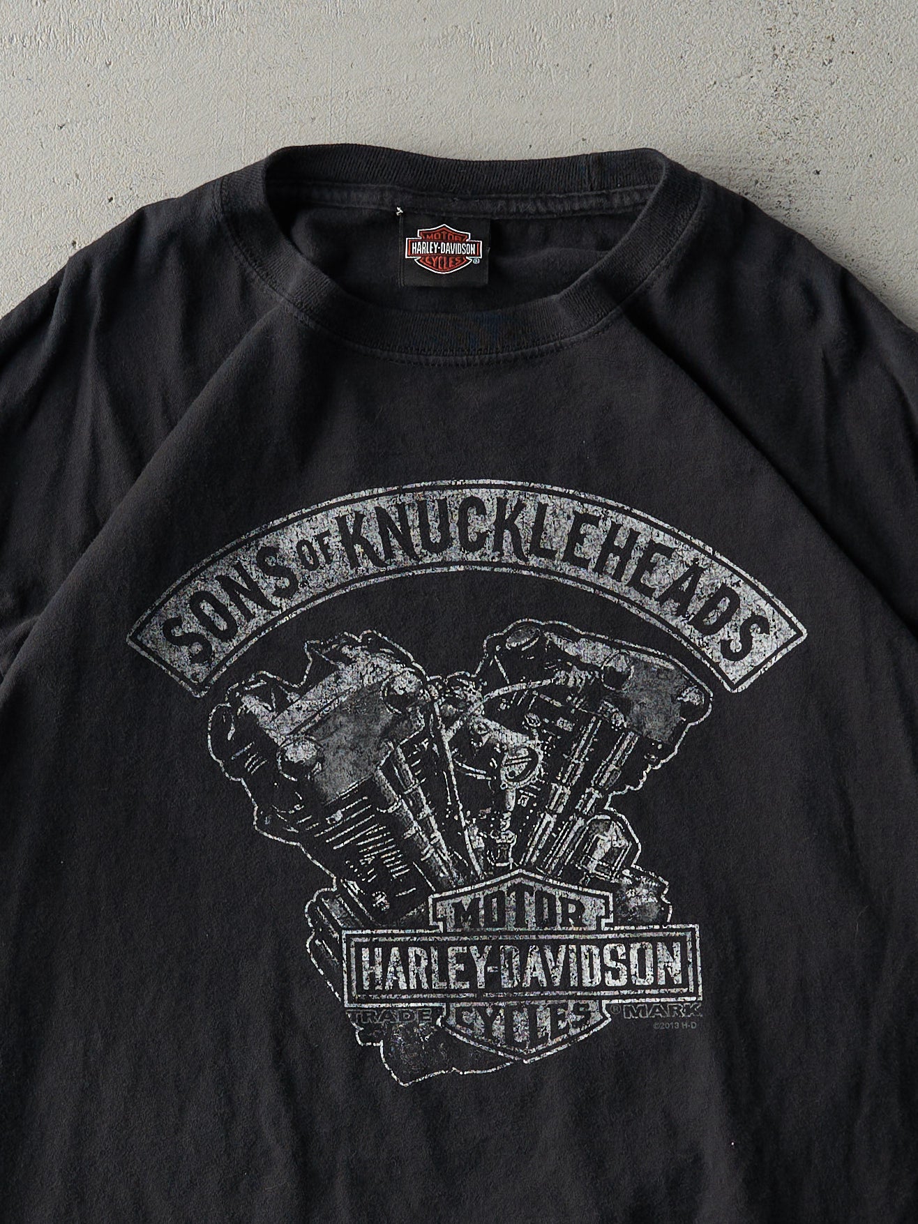 Vintage 13' Black Moore Oklahoma Harley Davidson Tee (M)