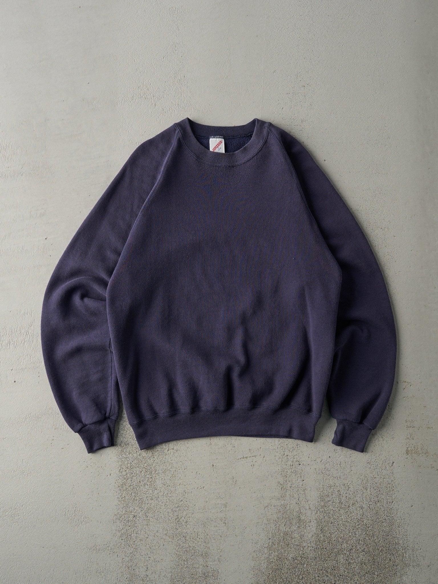 Vintage 80s Navy Blue Blank Crewneck (M)