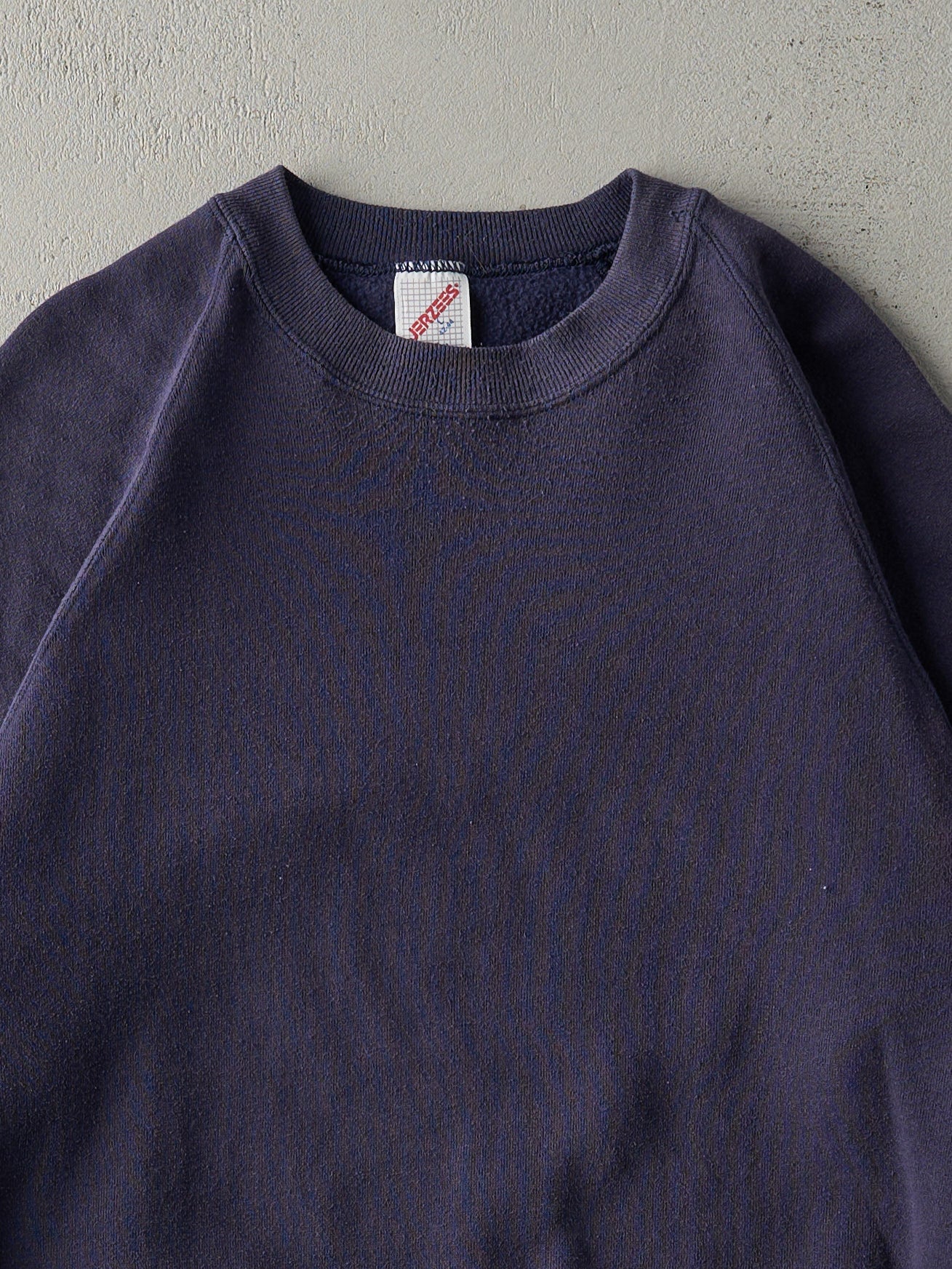 Vintage 80s Navy Blue Blank Crewneck (M)