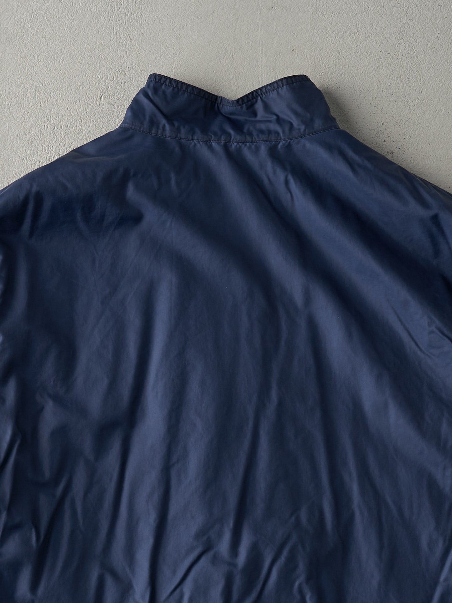 Vintage Y2K Navy Blue Nike Wind Breaker Jacket (L)