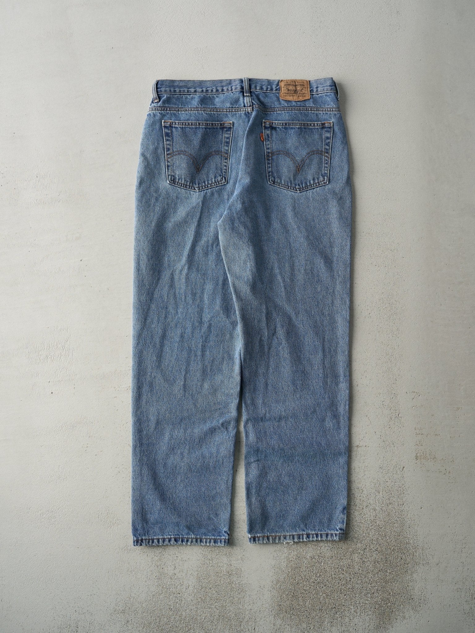Vintage 80s Blue Levi's Orange Tab Jeans (34x30)