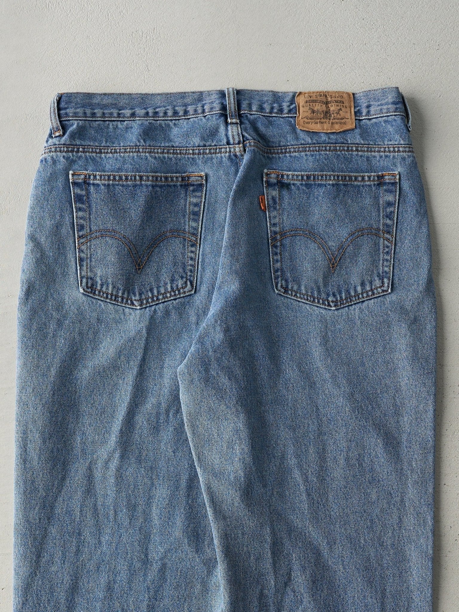 Vintage 80s Blue Levi's Orange Tab Jeans (34x30)