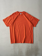 Vintage 90s Orange Blank Tee (M/L)