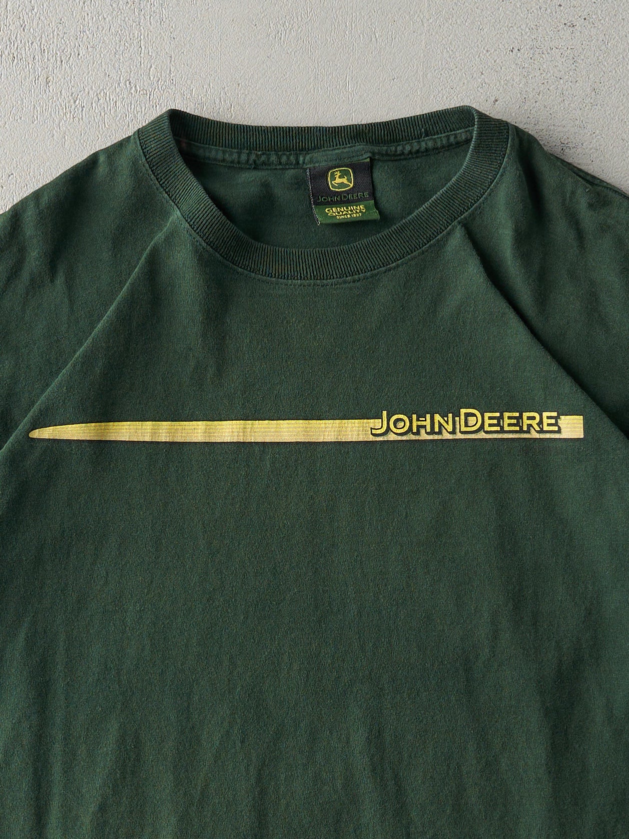 Vintage Y2K Forest Green John Deere Tee (M)