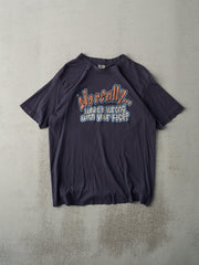 Vintage Y2K Navy Blue "No Really..." Tee (M)