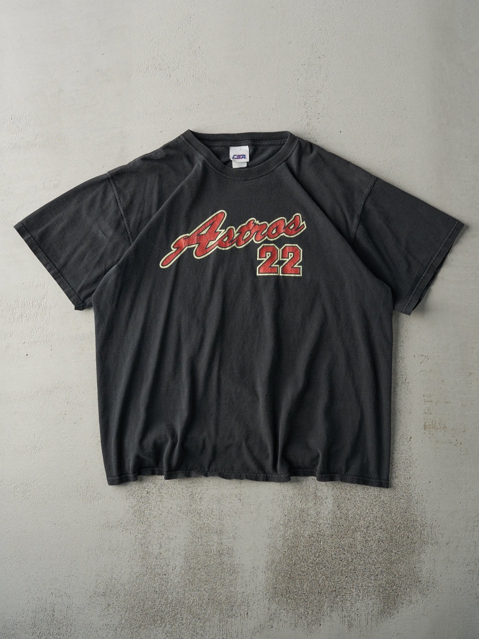 Vintage 05' Black Houston Astros Roger Clemens Player Tee (L)