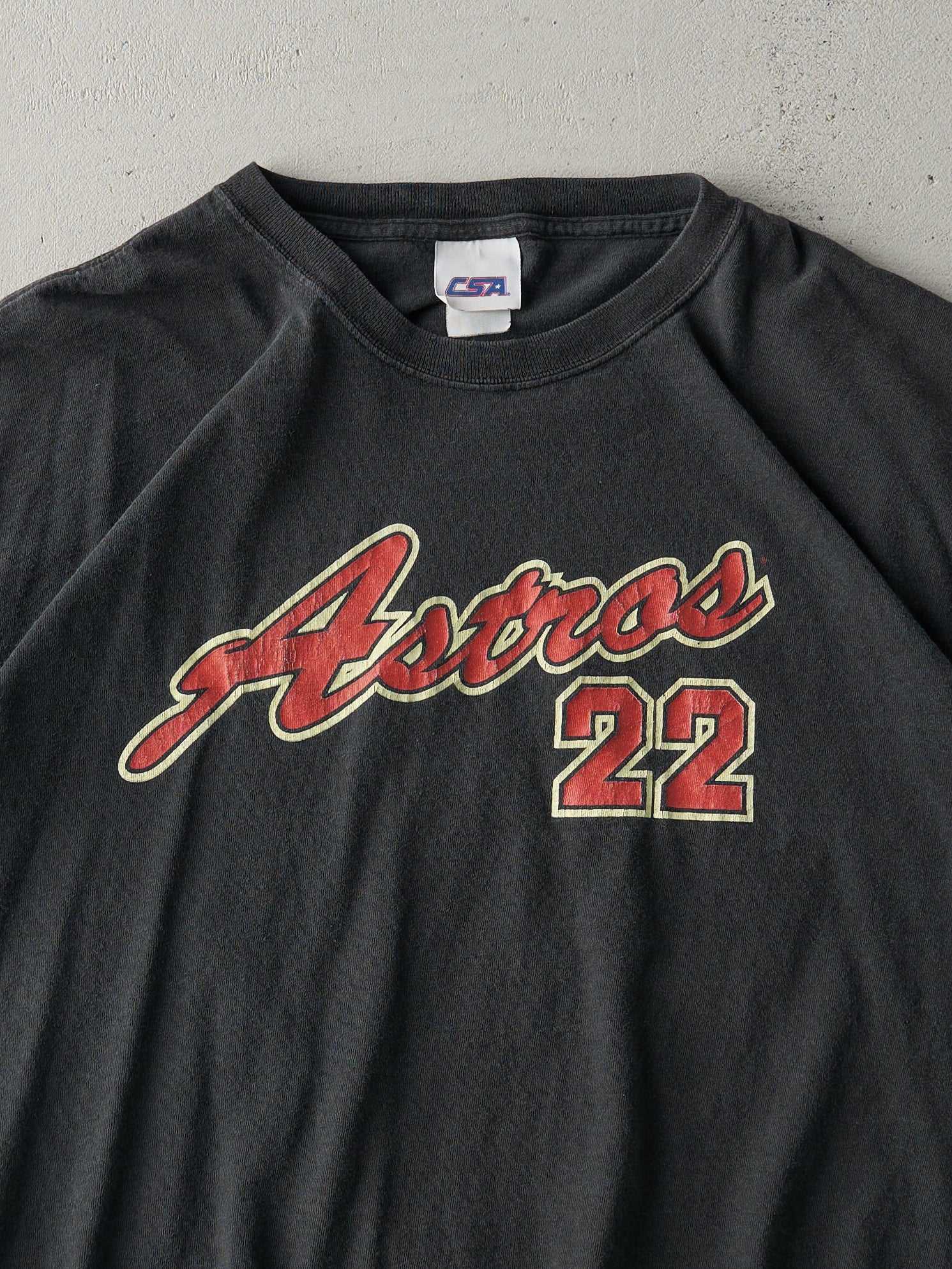 Vintage 05' Black Houston Astros Roger Clemens Player Tee (L)