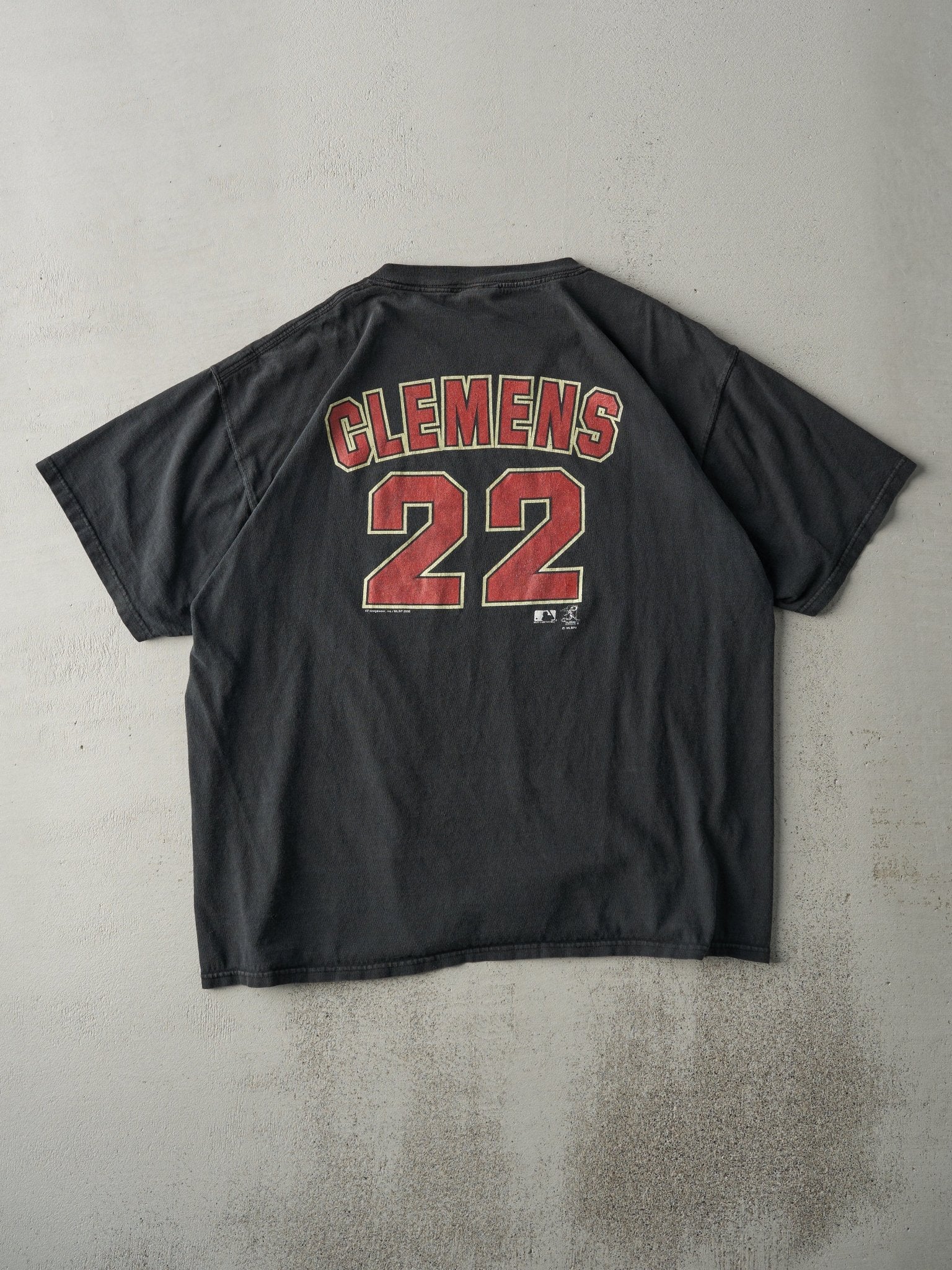 Vintage 05' Black Houston Astros Roger Clemens Player Tee (L)