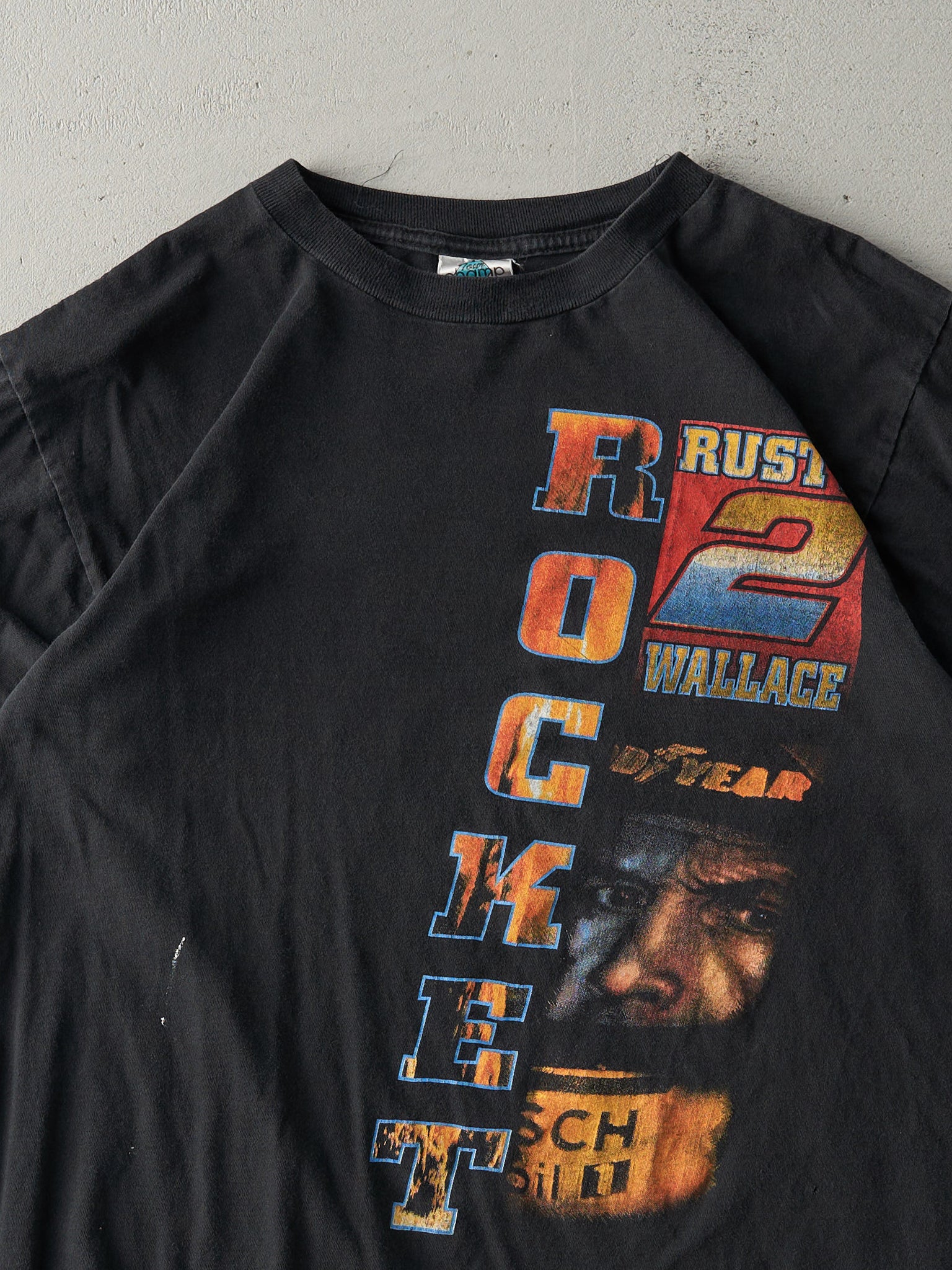 Vintage 96' Black Rusty Wallace Nascar Racing Tee (M)