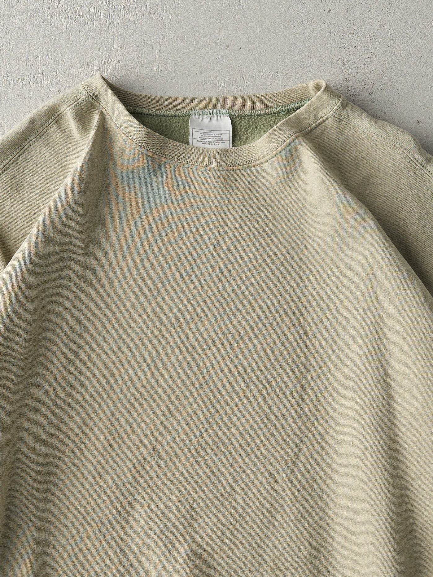 Vintage 90s Beige Blank Boxy Crewneck (XL)