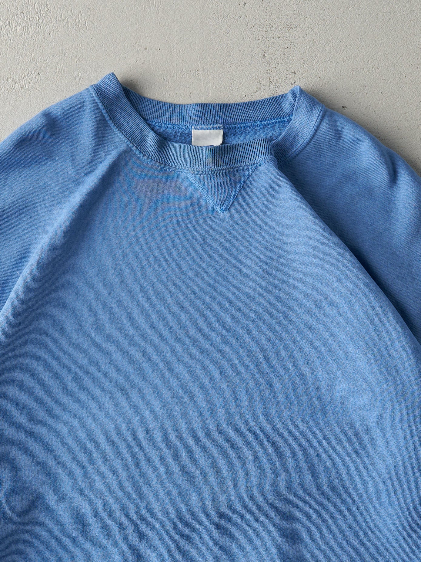 Vintage Y2K Sky Blue Russell Athletics Blank Crewneck (L)