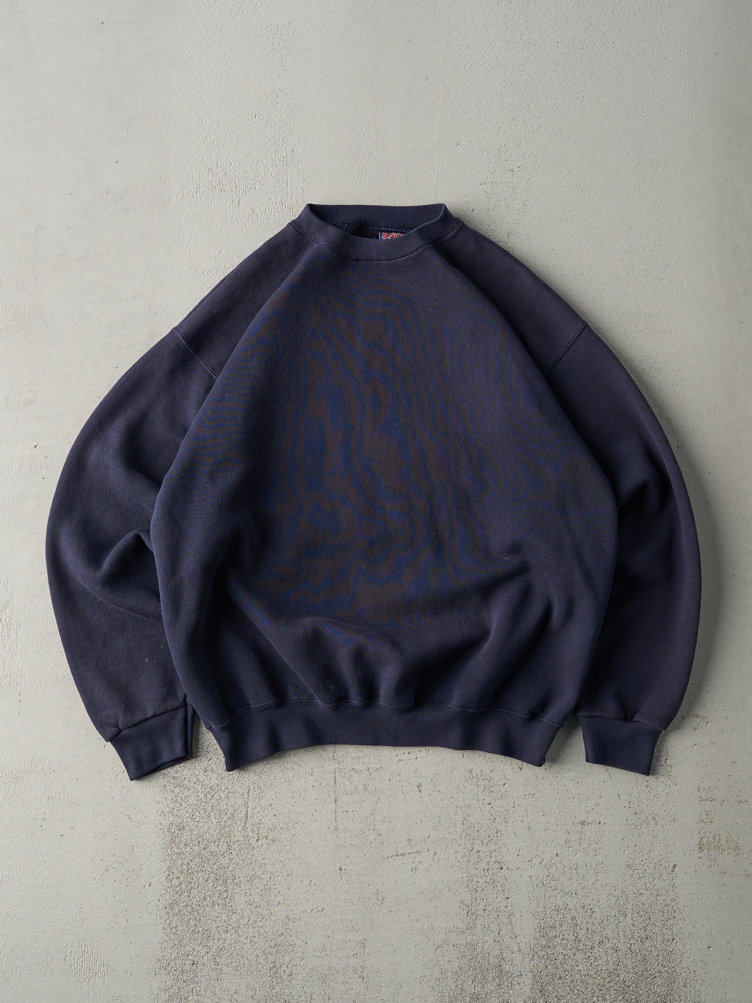 Vintage 90s Navy Blue Blank Crewneck (M/L)