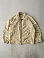 Vintage 70s Beige Blank Work Jacket (M/L)