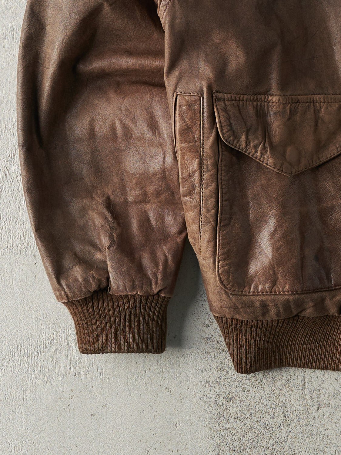 Vintage 80s Brown Hunters Run Leather Jacket (S/M) – Rebalance Vintage