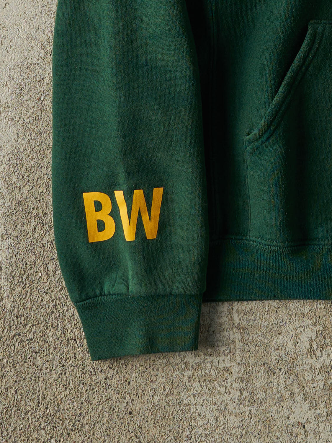 Vintage Y2K Green Buckeyes Basketball Russell Athletic  Hoodie (L)