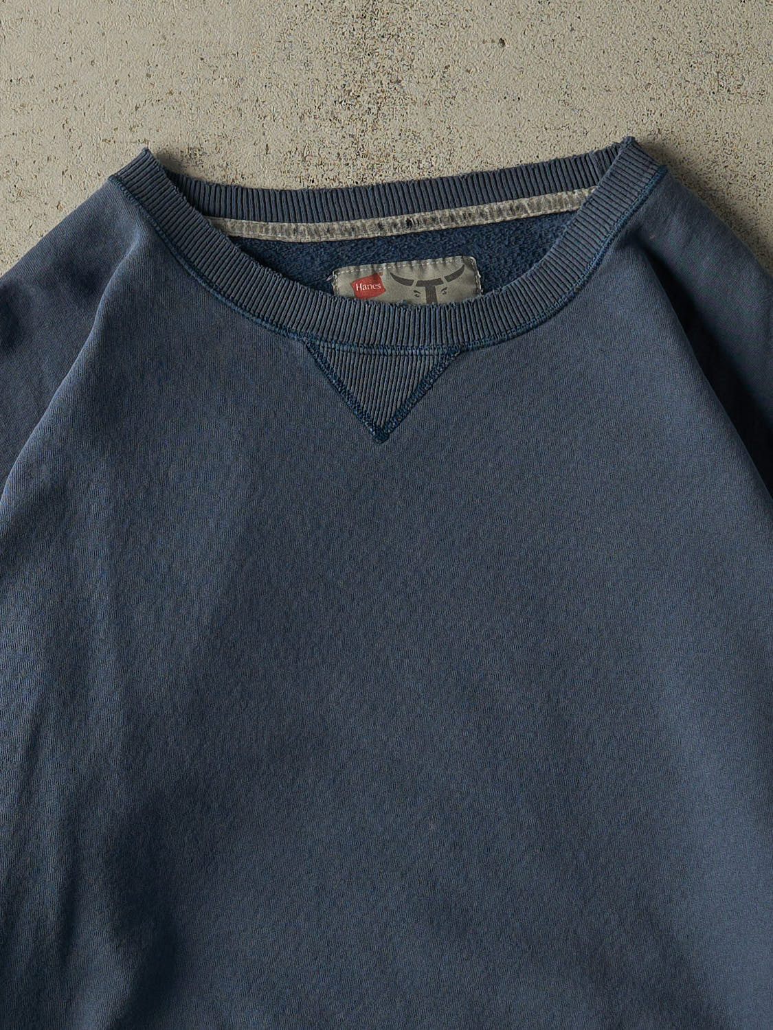 Vintage Y2K  Slate Blue Blank Boxy Crewneck (XL/XXL)