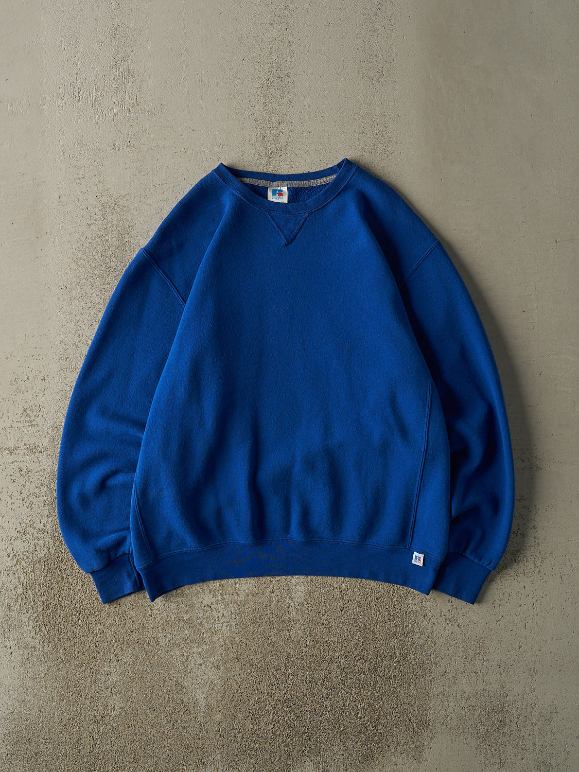 Vintage Y2K  Blue Russell Athletic Blank Crewneck (XL)